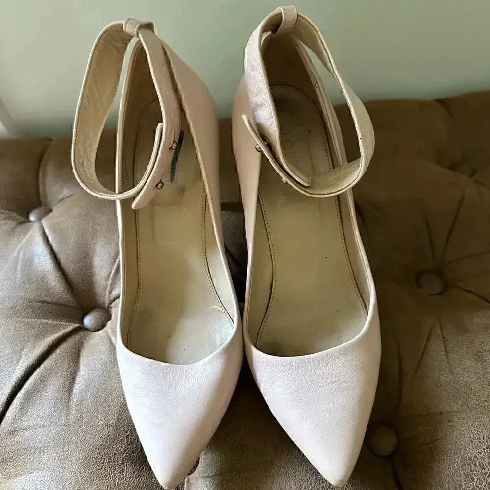 J crew leather heels - Picture 3 of 6